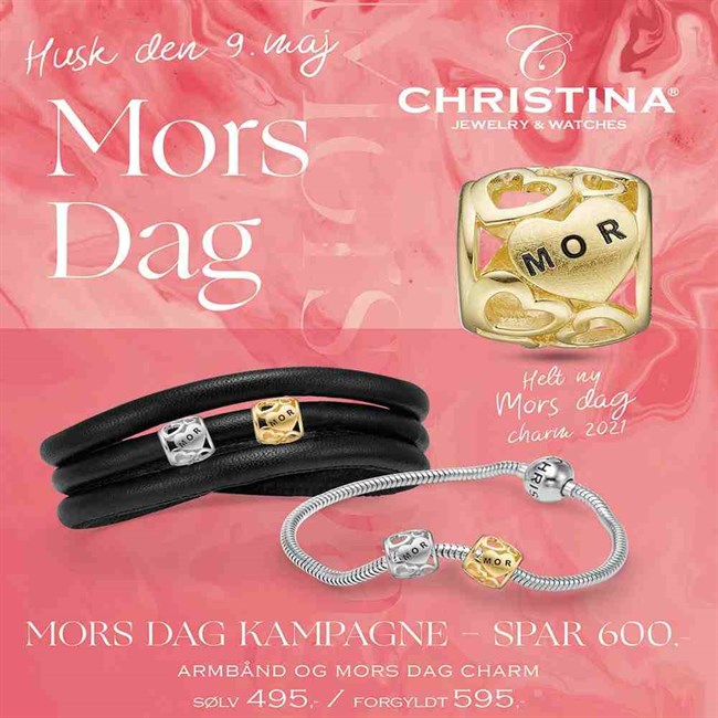Forkæl mor på Mors Dag med MOR-kampagnearmbånd fra Christina Jewelry! â¤ï¸ï¸